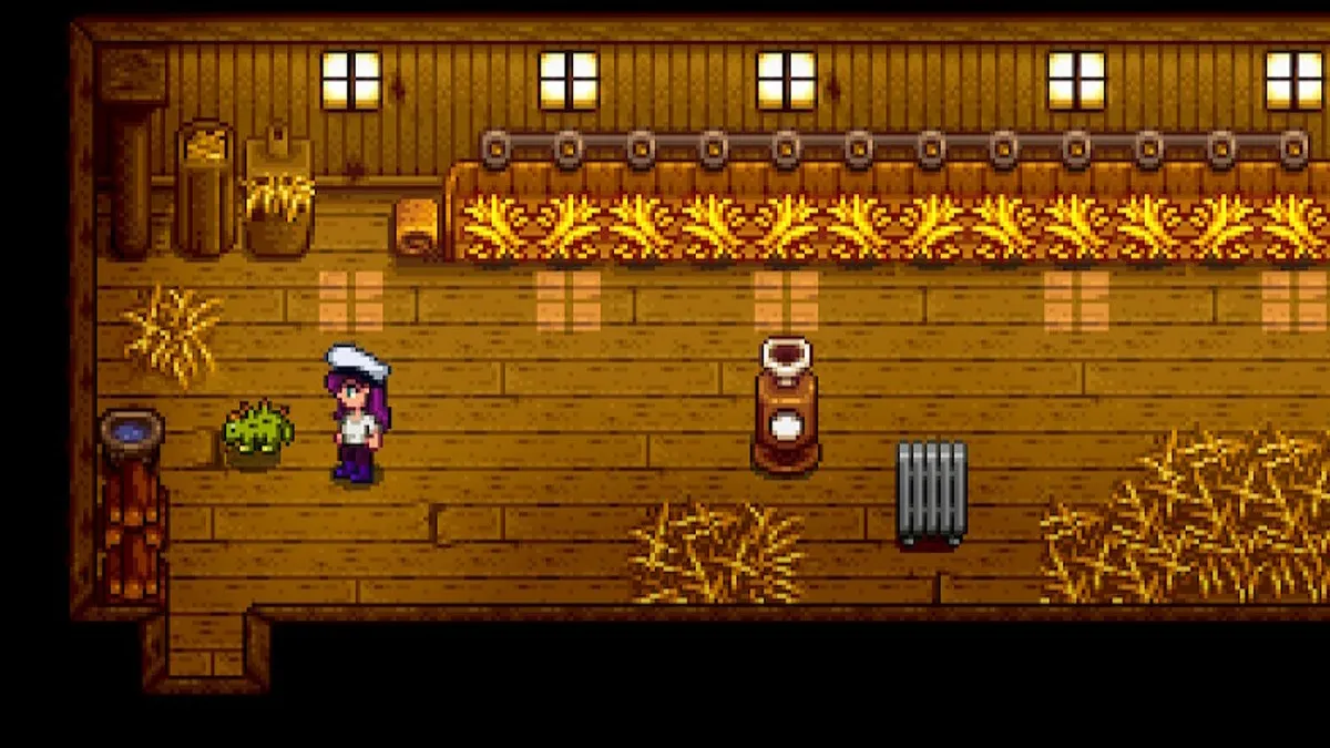 a dinosaur in stardew valley