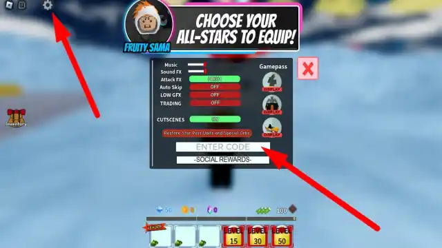 How to redeem codes in All Star Tower Defense on Roblox